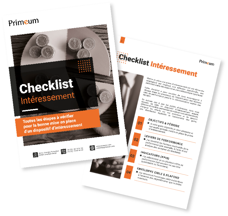 Visuel Checklist Intéressement